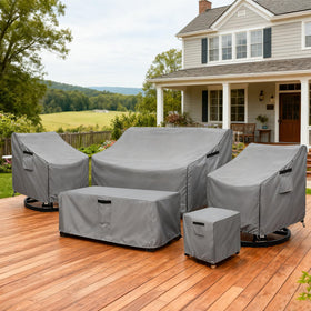Okcool easy-clean fabric cleans with a hose and mild detergent