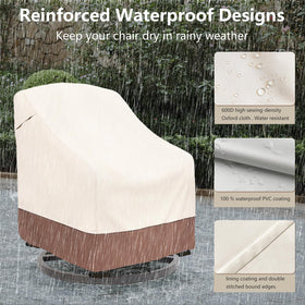 okcool Beige brown color blending with patio décor for a neat look