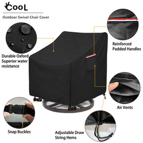 Okcool wind-vent design reduces lofting on breezy days.