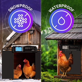 OKKÖBI weather-resistant aluminum body endures rain, snow, and heat.