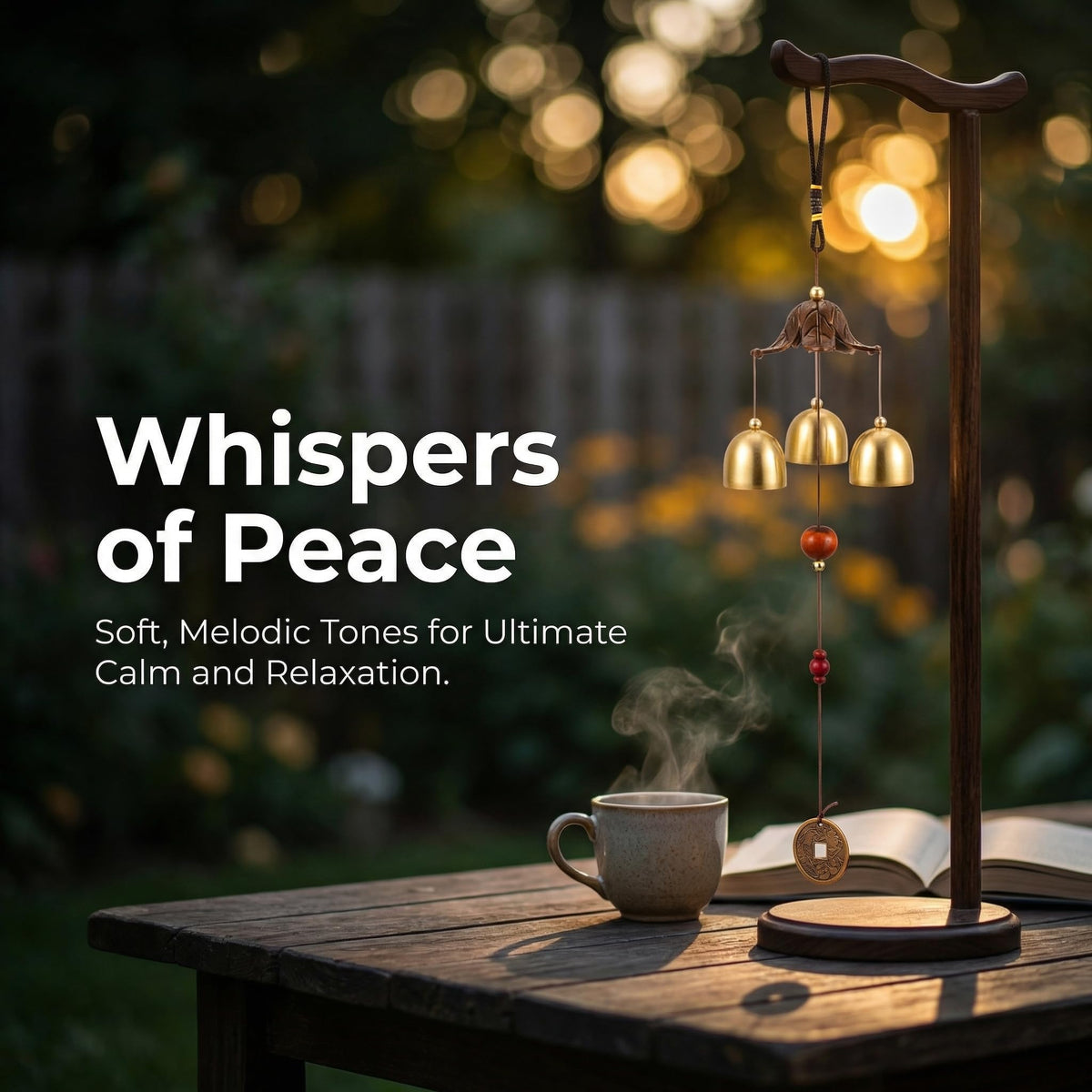 OKKRMGZ pentatonic wind chime sound invites relaxation and meditative calm during daily routines