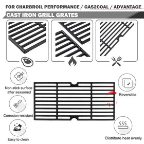 Oklagarden cast-iron grates bring durability and steady heat.