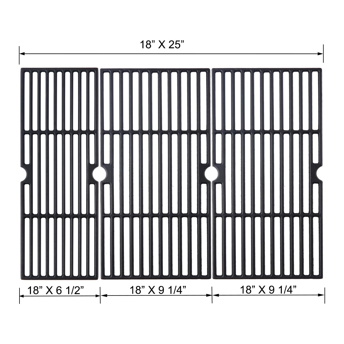 Oklagarden Charbroil large 18x9-25 grate for consistent sear marks