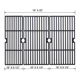 Oklagarden Charbroil large 18x9-25 grate for consistent sear marks
