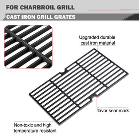 Oklagarden Charbroil second large 18x9-25 grate for uniform heating