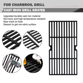 Oklagarden Charbroil narrow 18x6-5 grate fits tight spaces