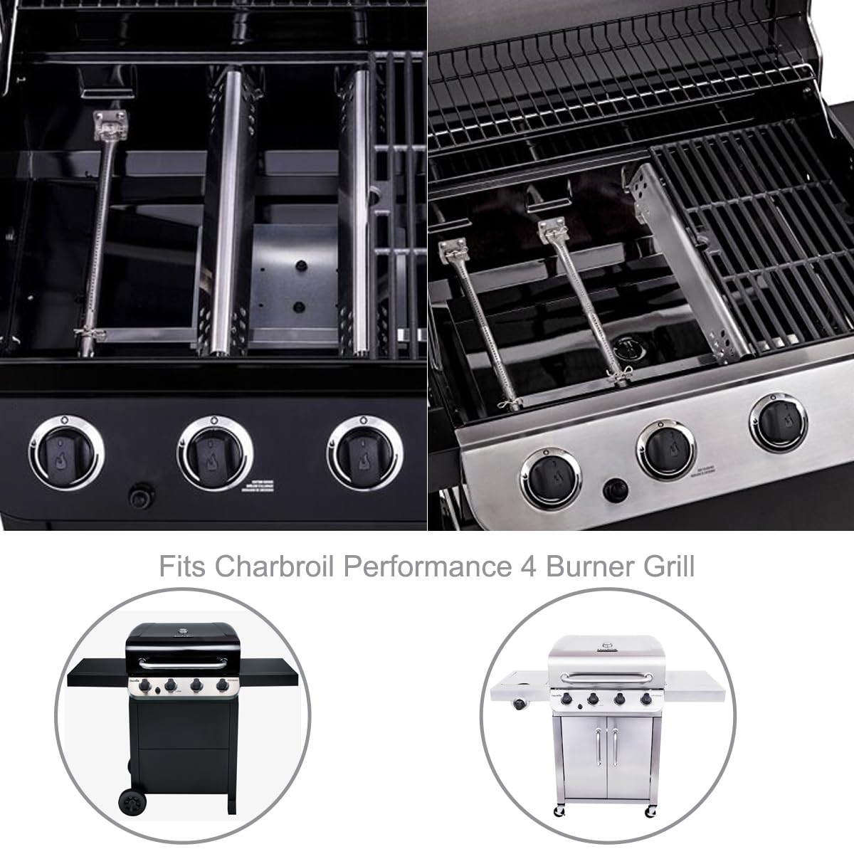 Oklagarden burner tube stainless steel replacement for performance grills