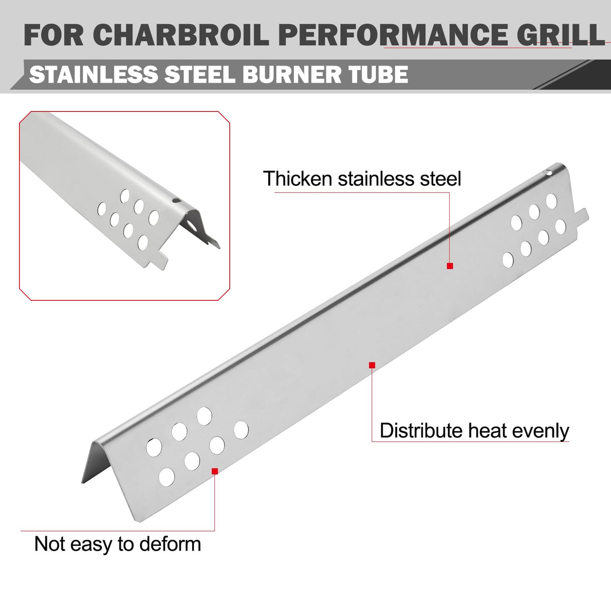 Oklagarden extendable carry-over tube adjustable length 5 to 9.4 inches