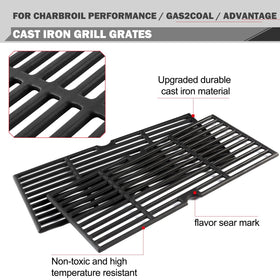 Oklagarden Charbroil grates deliver precise sear marks and caramelization.