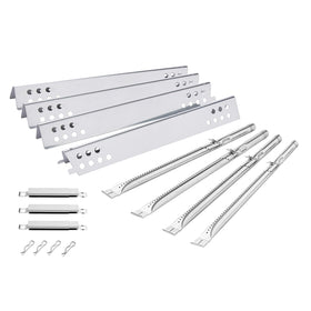 Oklagarden heat tent stainless steel for even heat distribution on Char-Broil grills