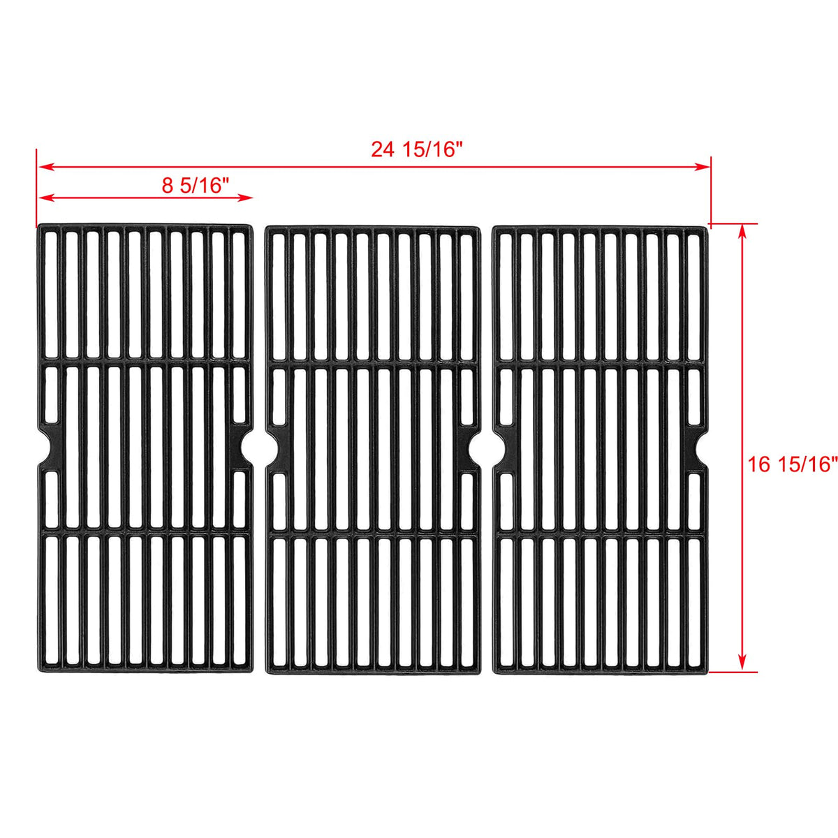 Oklagarden grates are compatible with multiple Charbroil models.