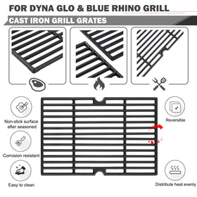 Blue Rhino gbc1932l 3-burner grill grates built for longevity.