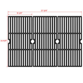 Oklagarden cast iron grill grates after seasoning for easier cleaning.