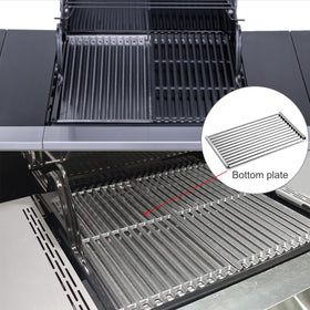 Oklagarden emitter plate compatible with Medallion modular outdoor kitchens for reliable heat.
