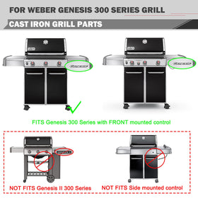 Oklagarden Genesis heat deflector two-piece kit protects burners and extends grill life.