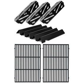 Oklagarden Genesis II grill grates for Weber; even heat and durable searing.