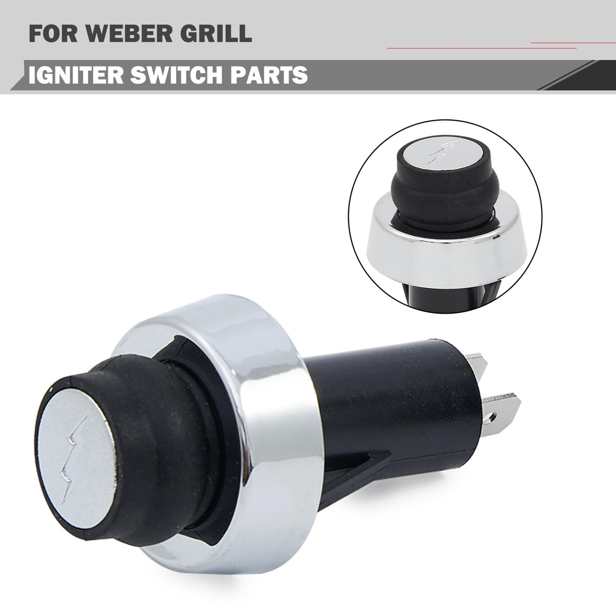 Oklagarden packaging content image confirms single replacement igniter switch included