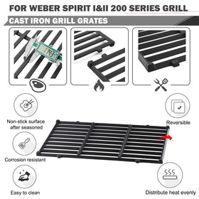 Oklagarden Spirit compatibility with Weber 200-series parts for easy swaps