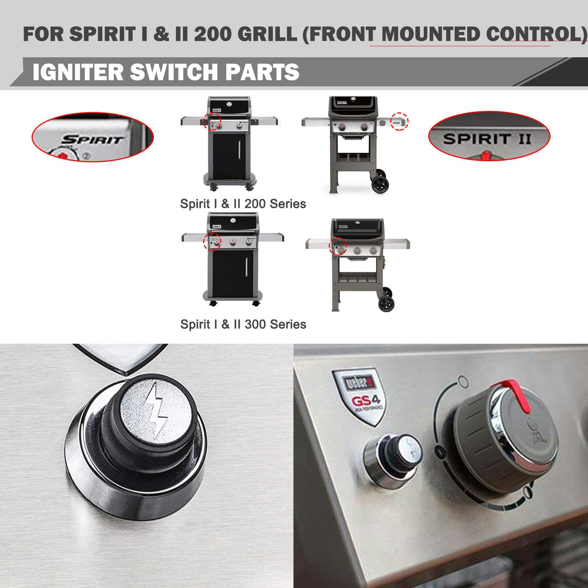 Oklagarden Weber igniter installation steps image demonstrates easy swap