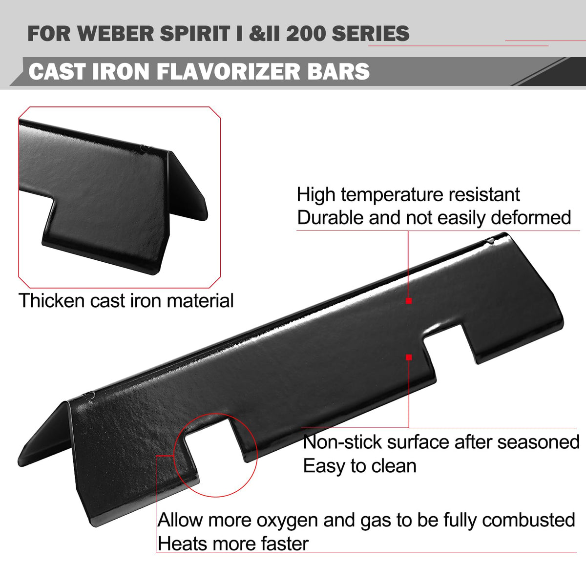 Oklagarden Spirit grill sear marks with precise grate design