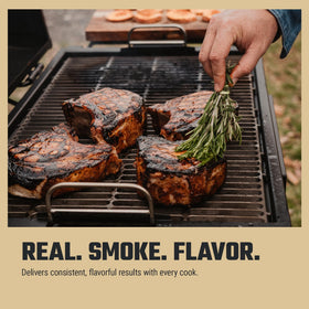 Oklahoma Joe's Mesquite wood chunks deliver clean, consistent smoke in your smoker.