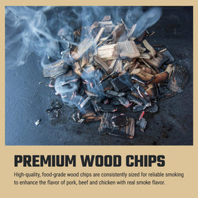 Oklahoma Joe's Pecan Wood Chips support cocktail smoking with a refined smoky aroma