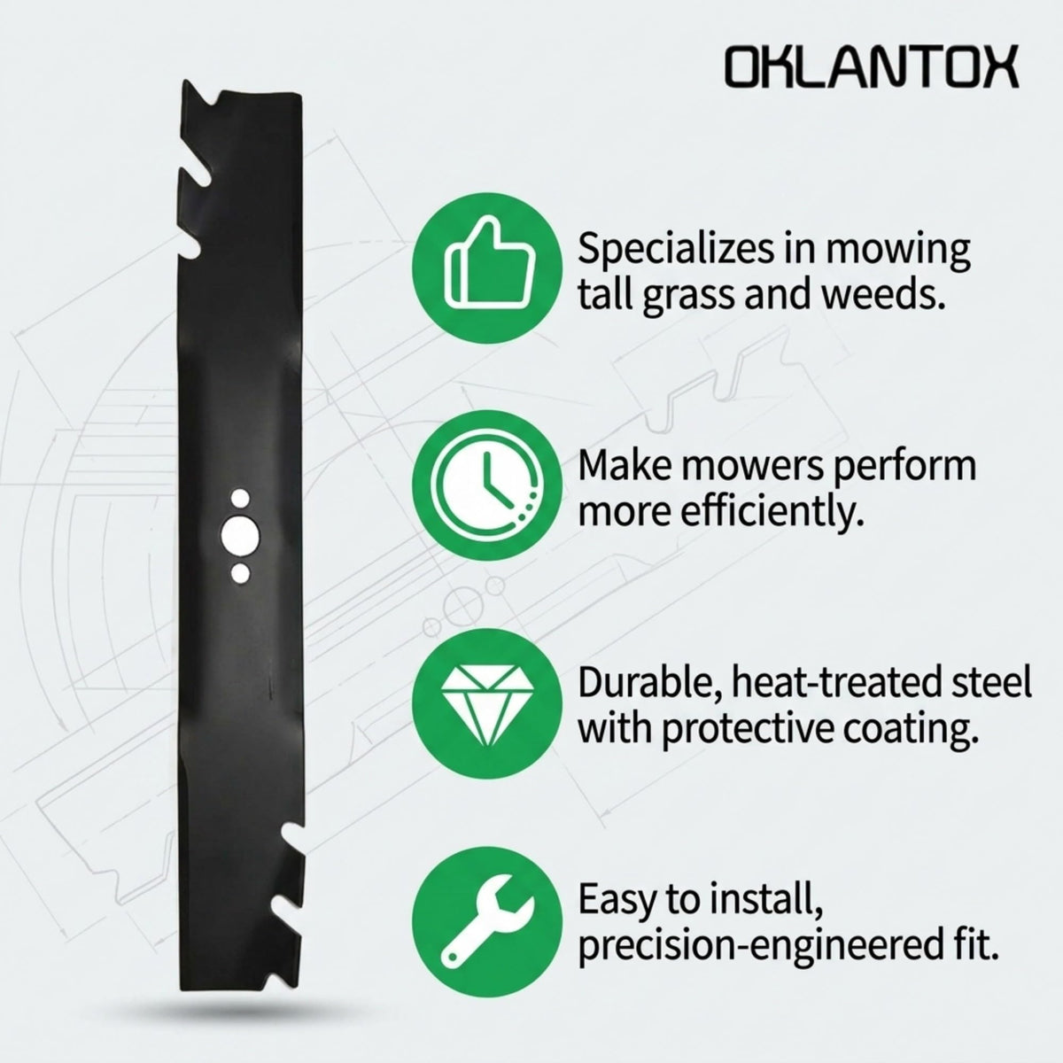 Oklantox Exmark ECKA30 compatibility with precise fit
