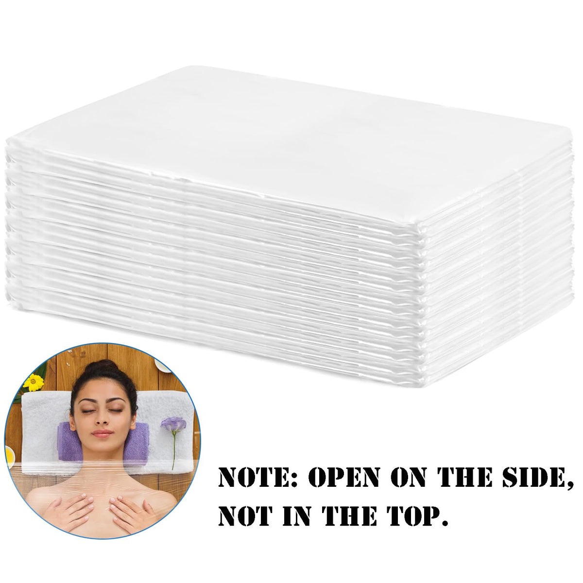 Okllen side-opening design allows easy wear without tearing.