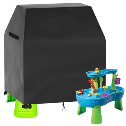 OKPOW water table cover installed on a water table shielding from dirt and rain