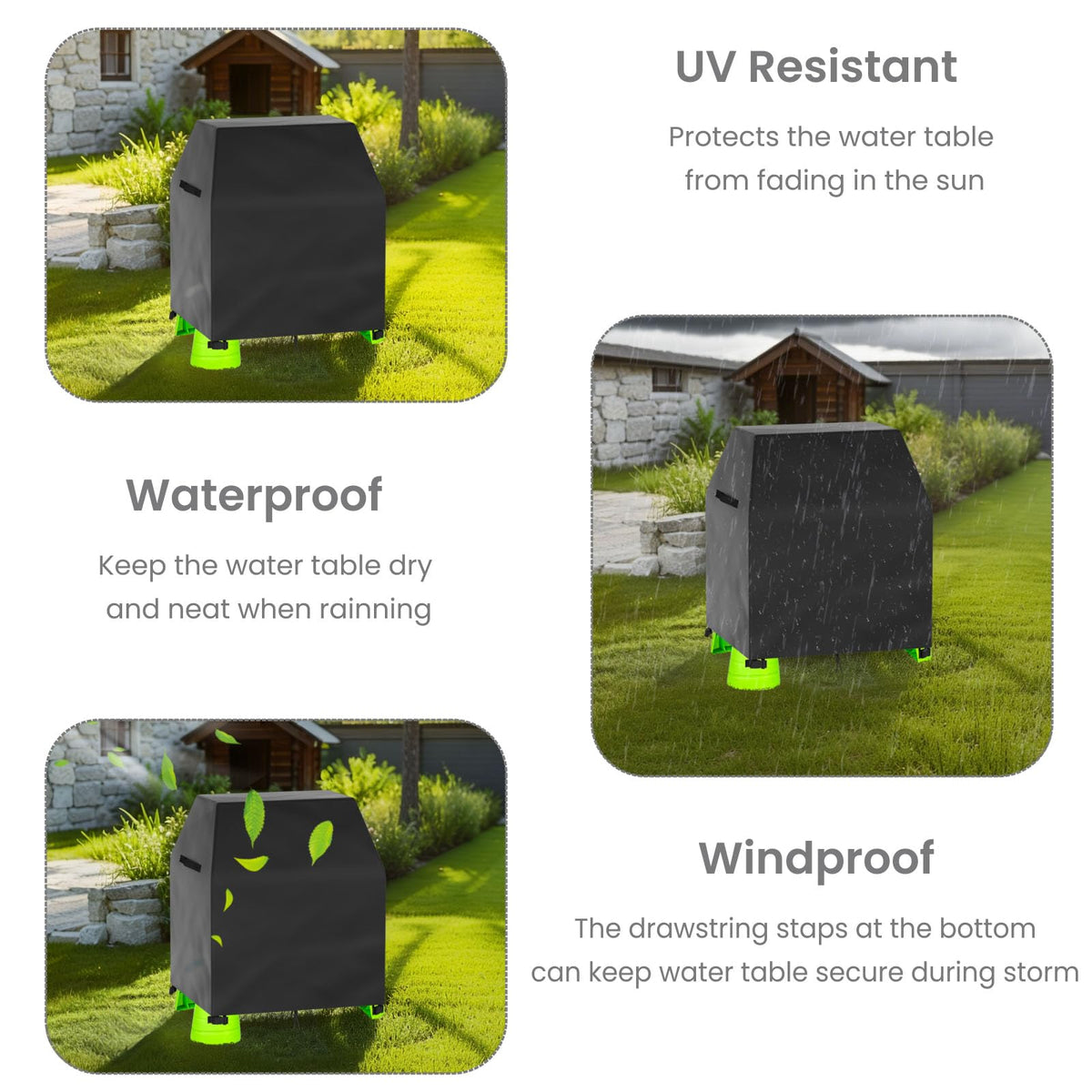 OKPOW waterproof and dustproof design guards against rain and debris