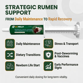 OL NELLY Ruminant Probiotic Paste zinc-cobalt-vitamin-e boost for metabolic resilience