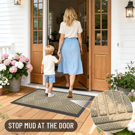 OLANLY all weather mat suitable for indoor or outdoor use