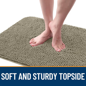 OLANLY anti-slip base prevents shifting on dry floors.