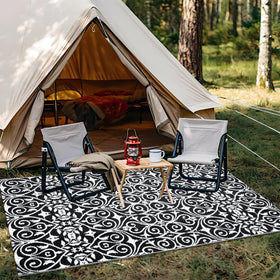 OLANLY backyard rug suitable for multi-use outdoor spaces.