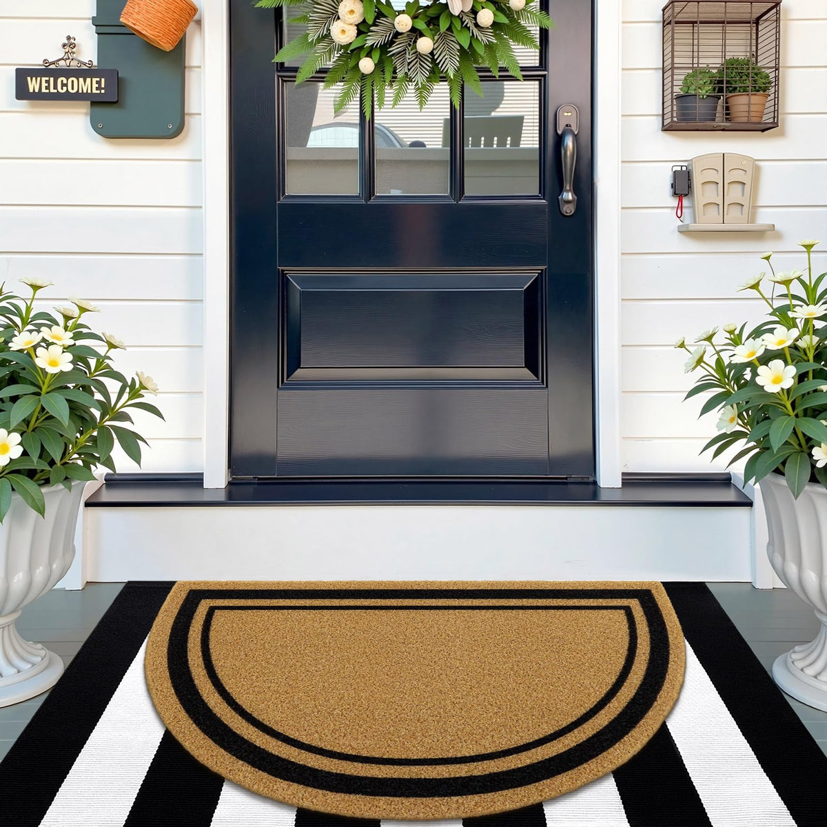 OLANLY busy-entryway mat handles high traffic while preserving color and texture.