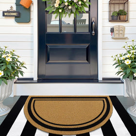 OLANLY busy-entryway mat handles high traffic while preserving color and texture.