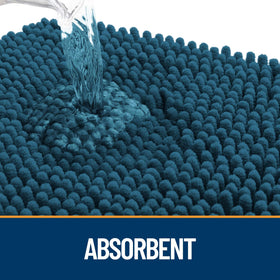 OLANLY chenille soft pile enhances comfort underfoot