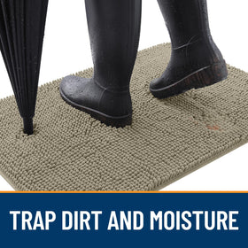 OLANLY chenille close-up shows plush texture adding warmth.