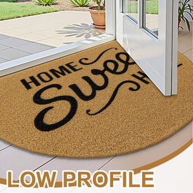 OLANLY Polyester mat is easy to shake, sweep, or hose for quick cleaning.