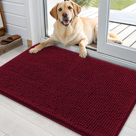 OLANLY dog door mat traps muddy paws moisture at entry
