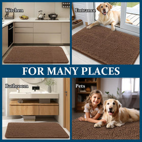 OLANLY mat after baths helps drying and paw cleanup