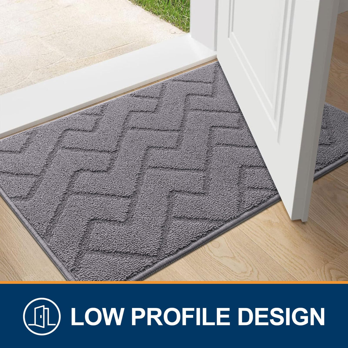 OLANLY mat emphasizes easy cleaning and quick maintenance