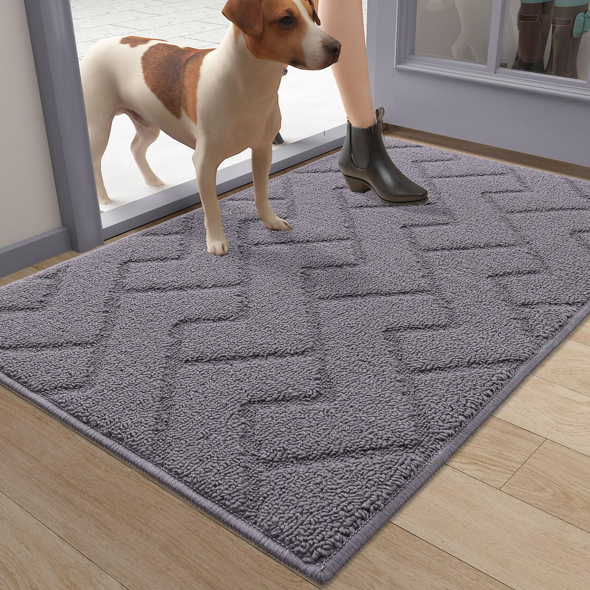 OLANLY mat suitable for front-door area and entryways