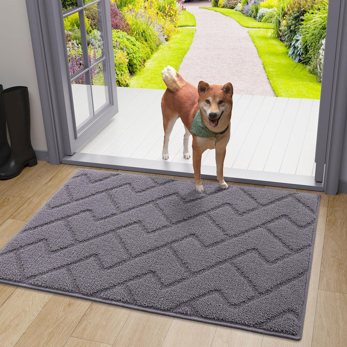 OLANLY mat showcases machine-washable care for convenience