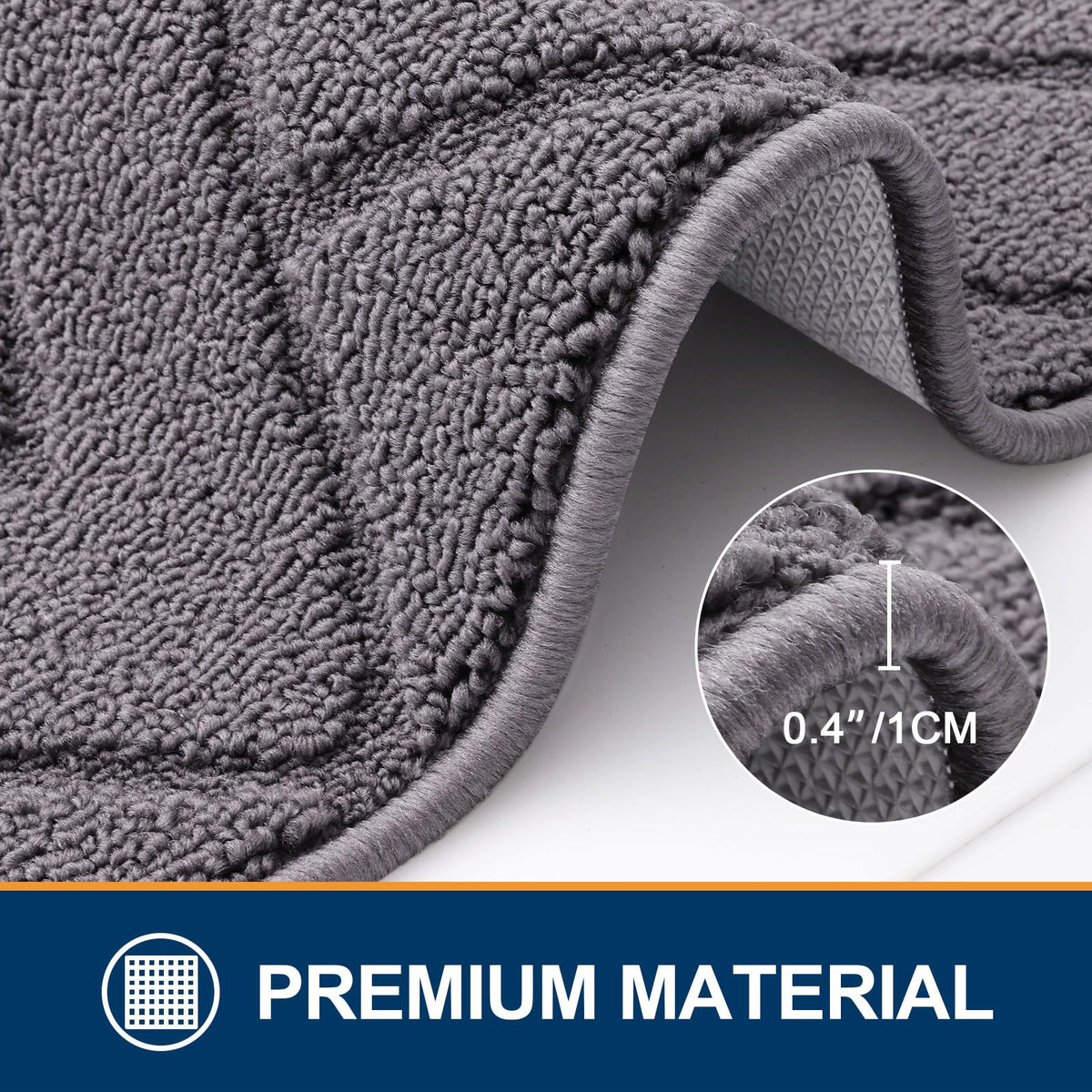 OLANLY mat with non-slip backing ensuring secure placement