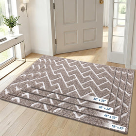 OLANLY Backing grips floors and minimizes shifting during busy comings and goings.
