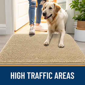 OLANLY easy-care mat is machine washable
