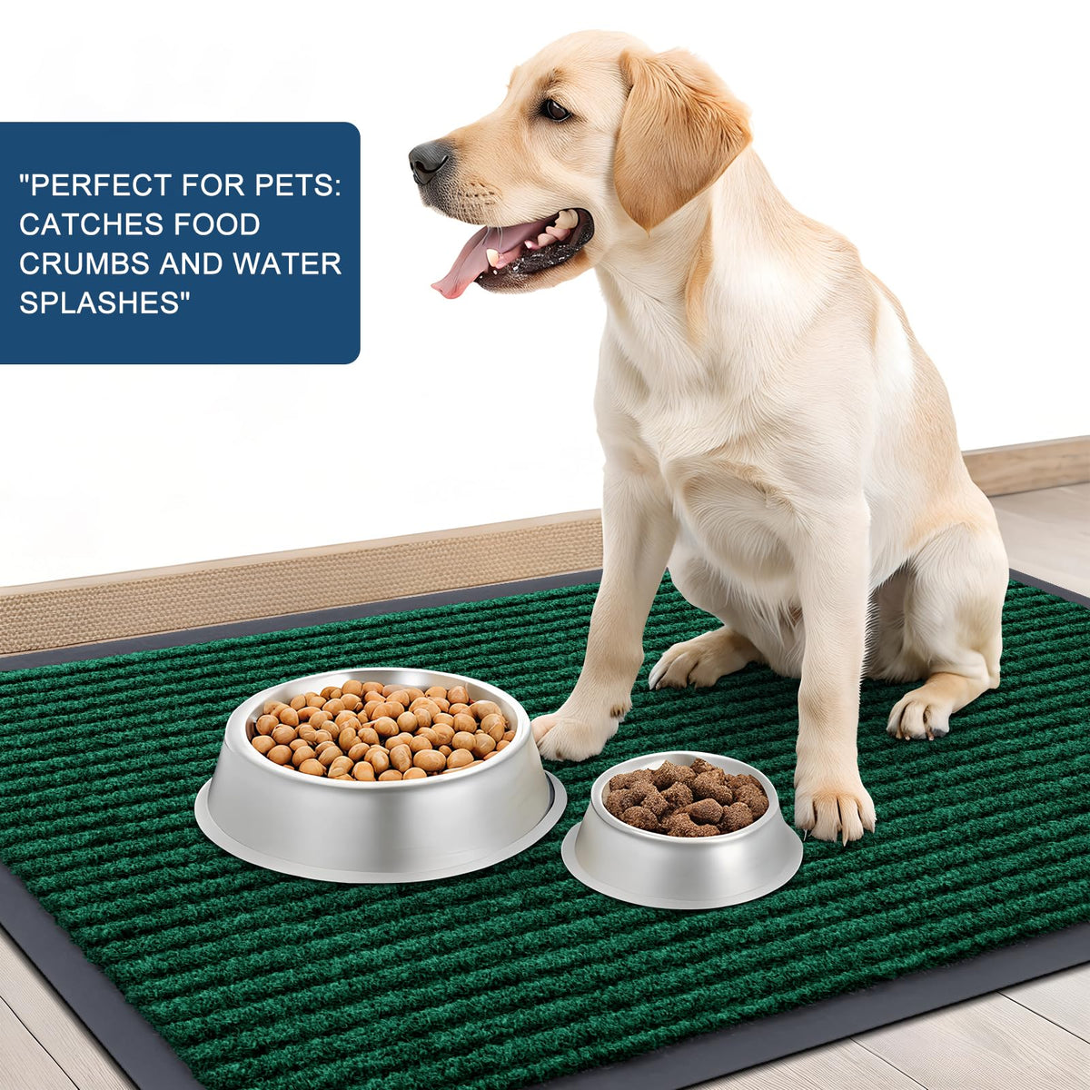 OLANLY easy-care doormat is simple to clean and maintain.