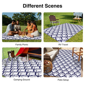 OLANLY easy-clean rug drains liquids and dries quickly after spills.