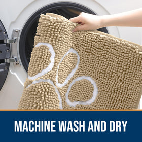 OLANLY easy-clean wash-and-dry mat ideal for busy homes